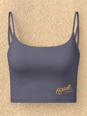 Bride in Training Gray Athleisure set